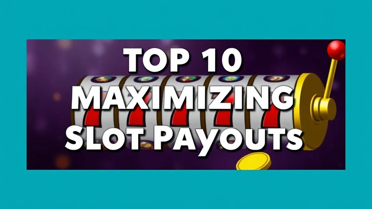 Top 10 Strategies for Maximizing Slot Payouts