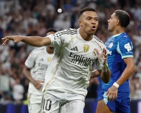 Mbappé Fires Real Madrid to Triumph Amid Setbacks and Red Card Against Marseille