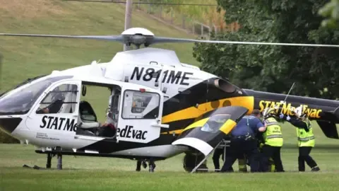 Five law enforcement personnel injured by gunfire in the state of Pennsylvania, including three in grave state